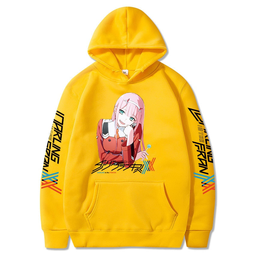 Darling in the Franxx Anime Harajuku Zero TWO Printed Long-sleeved Hoodies For Men/Women