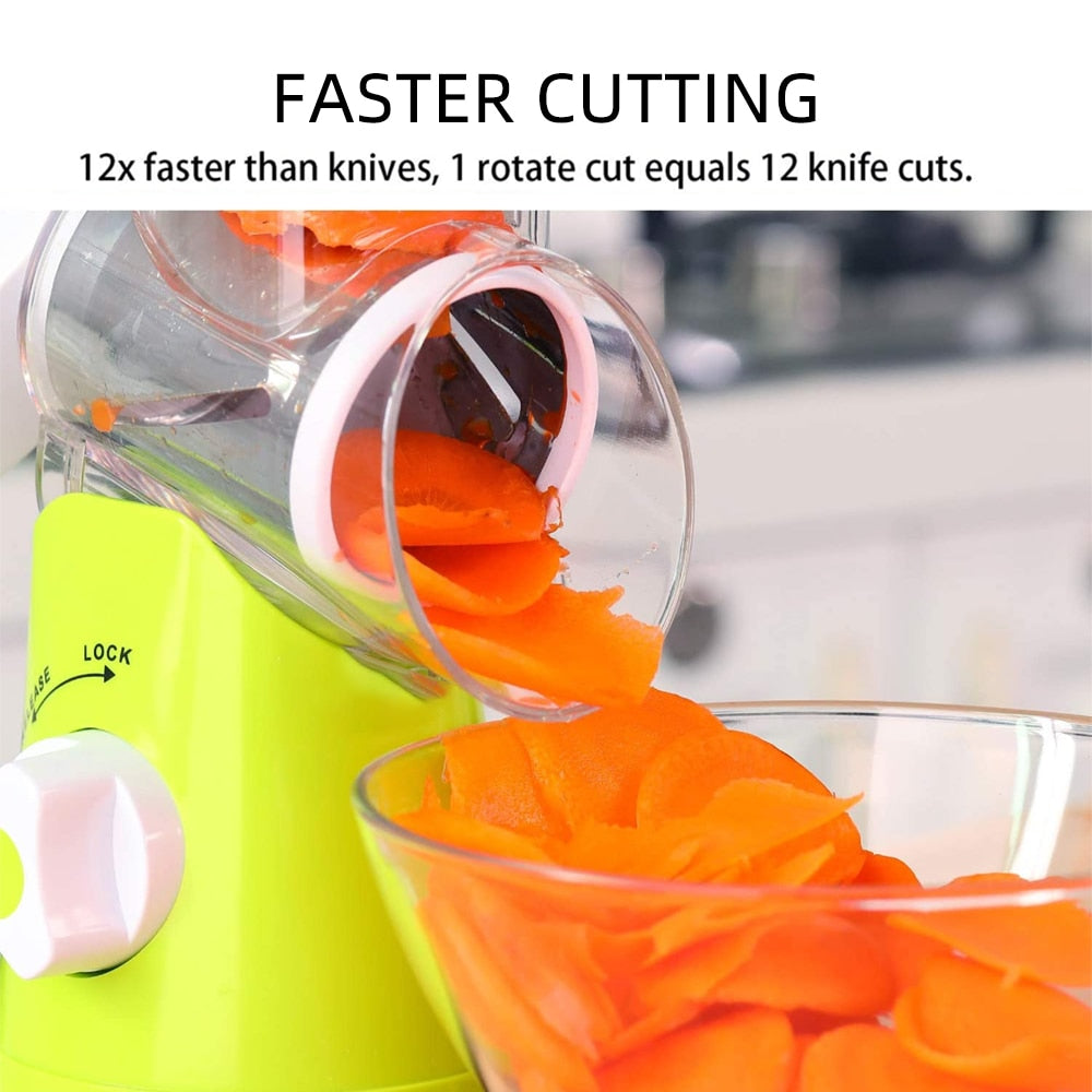 Vegetable Slicer Manual Kitchen Accessories Grater for Vegetable Cutter Round Chopper Mandolin Shredder Potato Home Gadget Tools