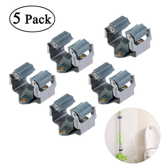 5PCS Mop Broom Holder Wall Mounted Garden Storage Rack Garden Storage Rack With Screws Household Products Fast Delivery Selling