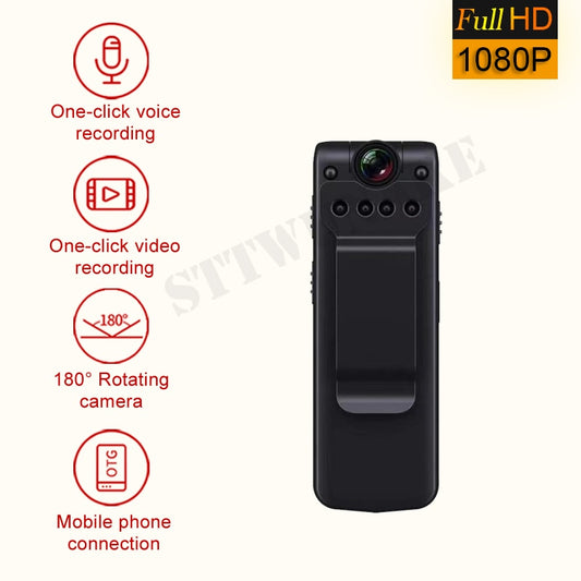 Mini camera night vision small wireless body cam micro voice video recorder secret wearable bodycam discreet
